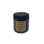 Eco Scented Candle 120 ml &ndash; Brown Apothecary Jar with Black Lid