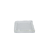 Square Glass Candle Coaster &ndash; Minimalist Heat-Resistant Base