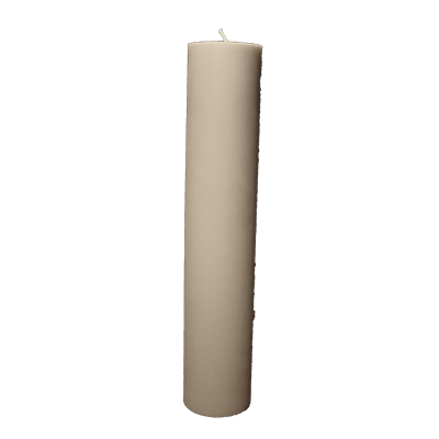 Groot formaat koolzaad stompkaars 40 cm