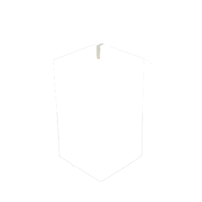 Vierkante koolzaad stompkaars 10 cm