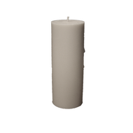 Ecologische Stompkaars 8 &times; 20 cm &ndash; Plantaardige Dikke Kaars