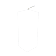 Vierkante koolzaad stompkaars 15 cm