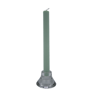 Ecologische Geribbelde Kaarsen 25 cm &ndash; Luxe Dinerkaarsen van Koolzaadwas 