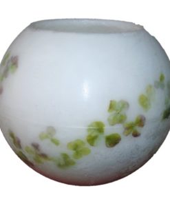 handgemaakt parafine windlicht bol 30cm hortensia vintage