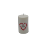 Ecological rapeseed mothersday pillar candle o love mama
